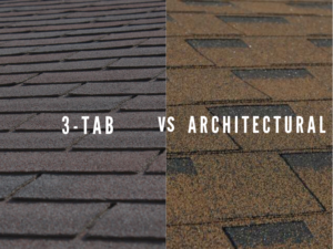 Comparison of 3-tab and architectural shingles