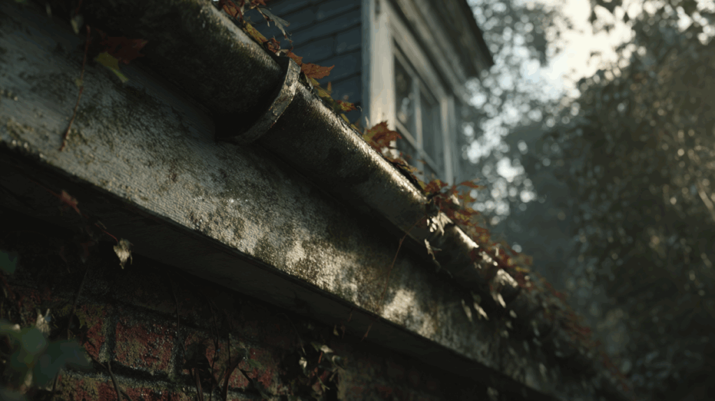spotting gutter damage