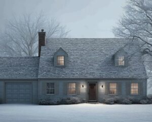 winter roof installation in New Hampshire