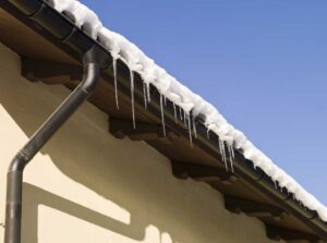 ice dam on roofs