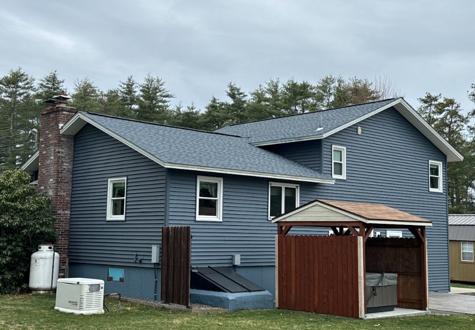 residential roof installation in Dover, NH